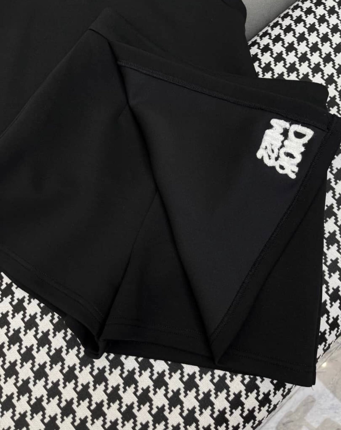 Black skort co-ord