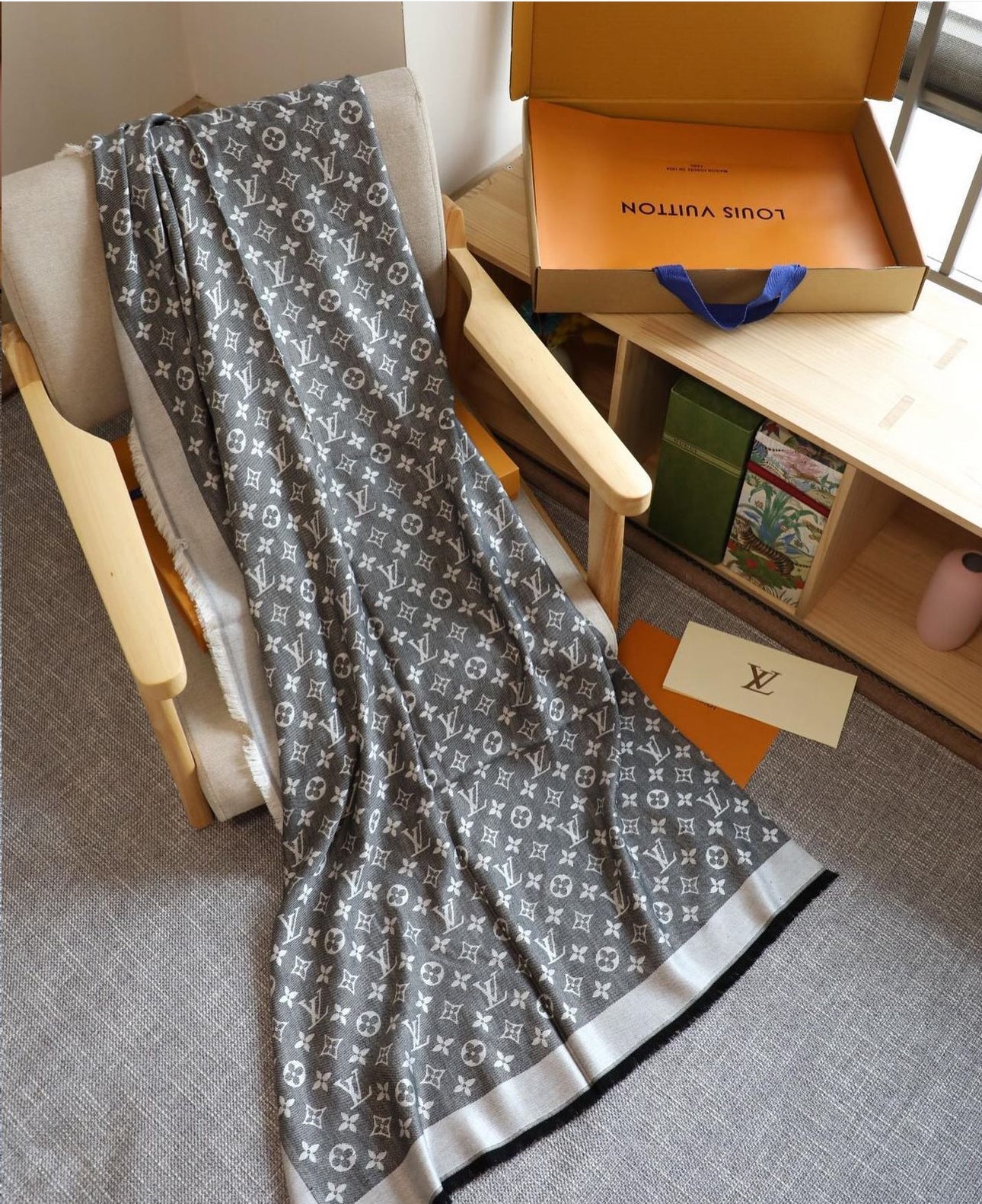 Monogram Shawl