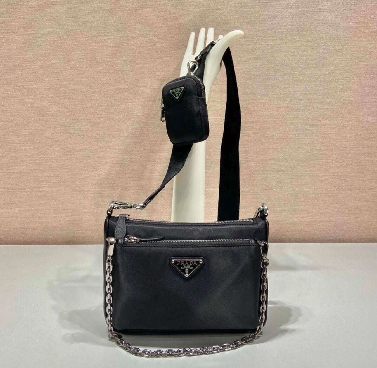 Re Nylon Shoulder Bag