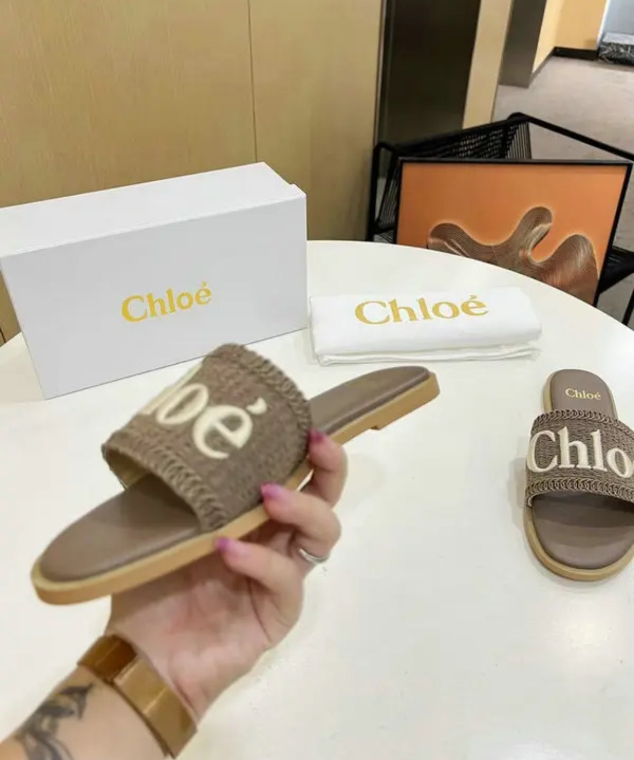 Embroidered Sandals