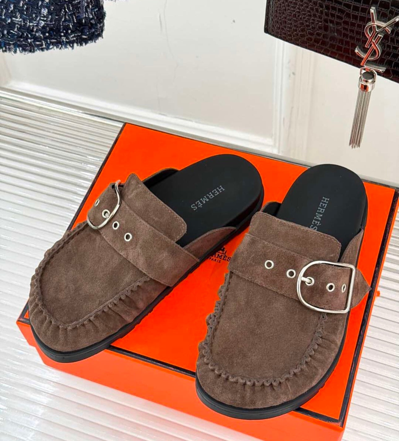 Suede Slippers