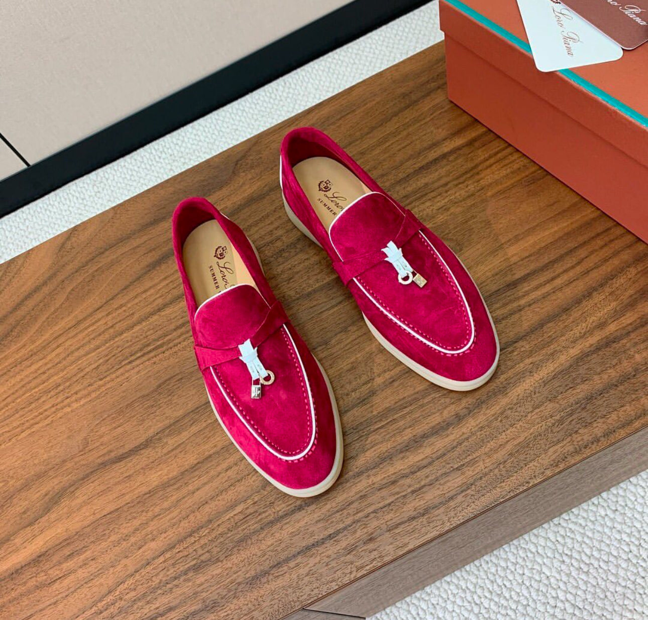 Suede Loafers