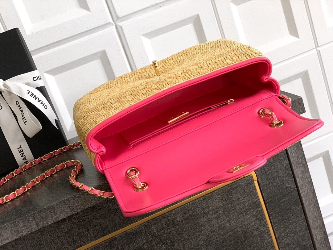 Raffia Classic Flap