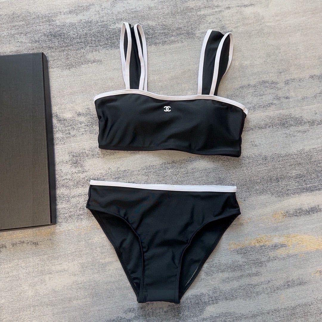 Black & white bikini