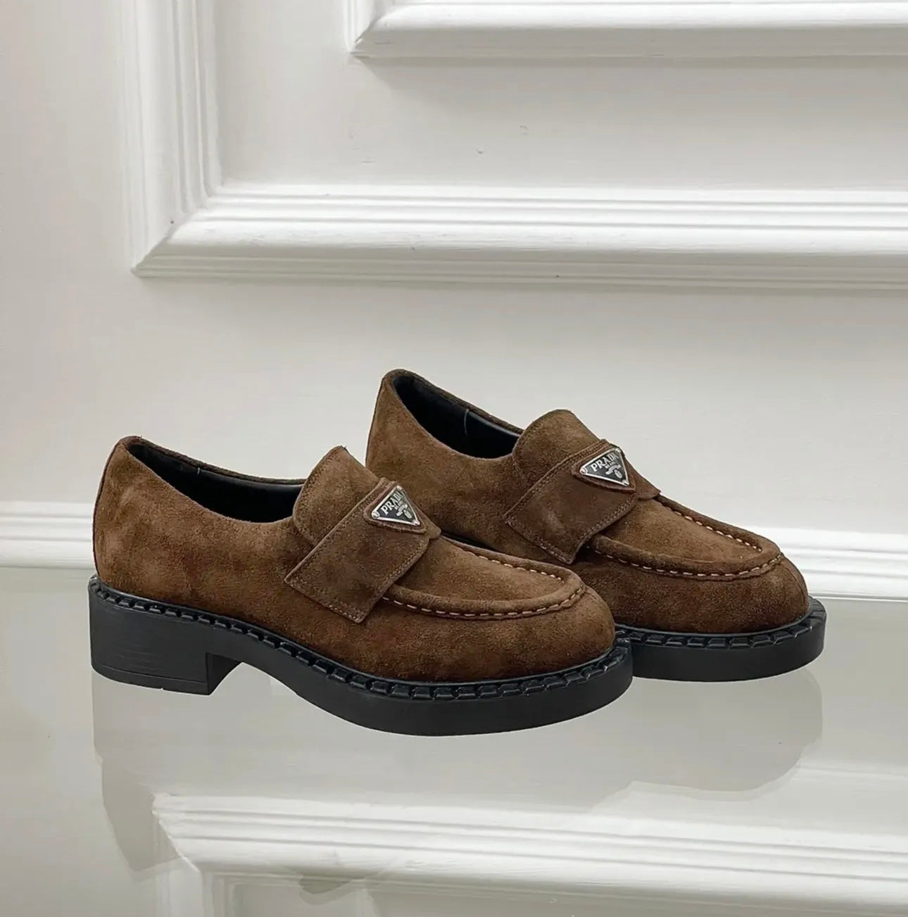 Suede Loafers