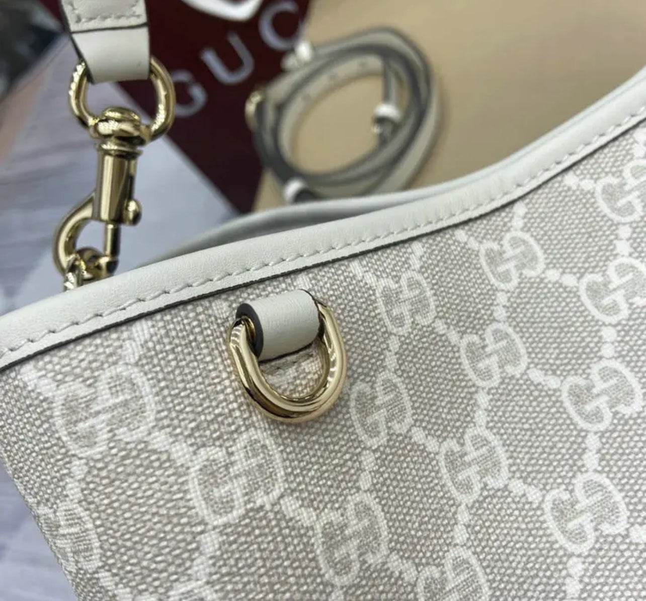 Emblem Bucket Bag