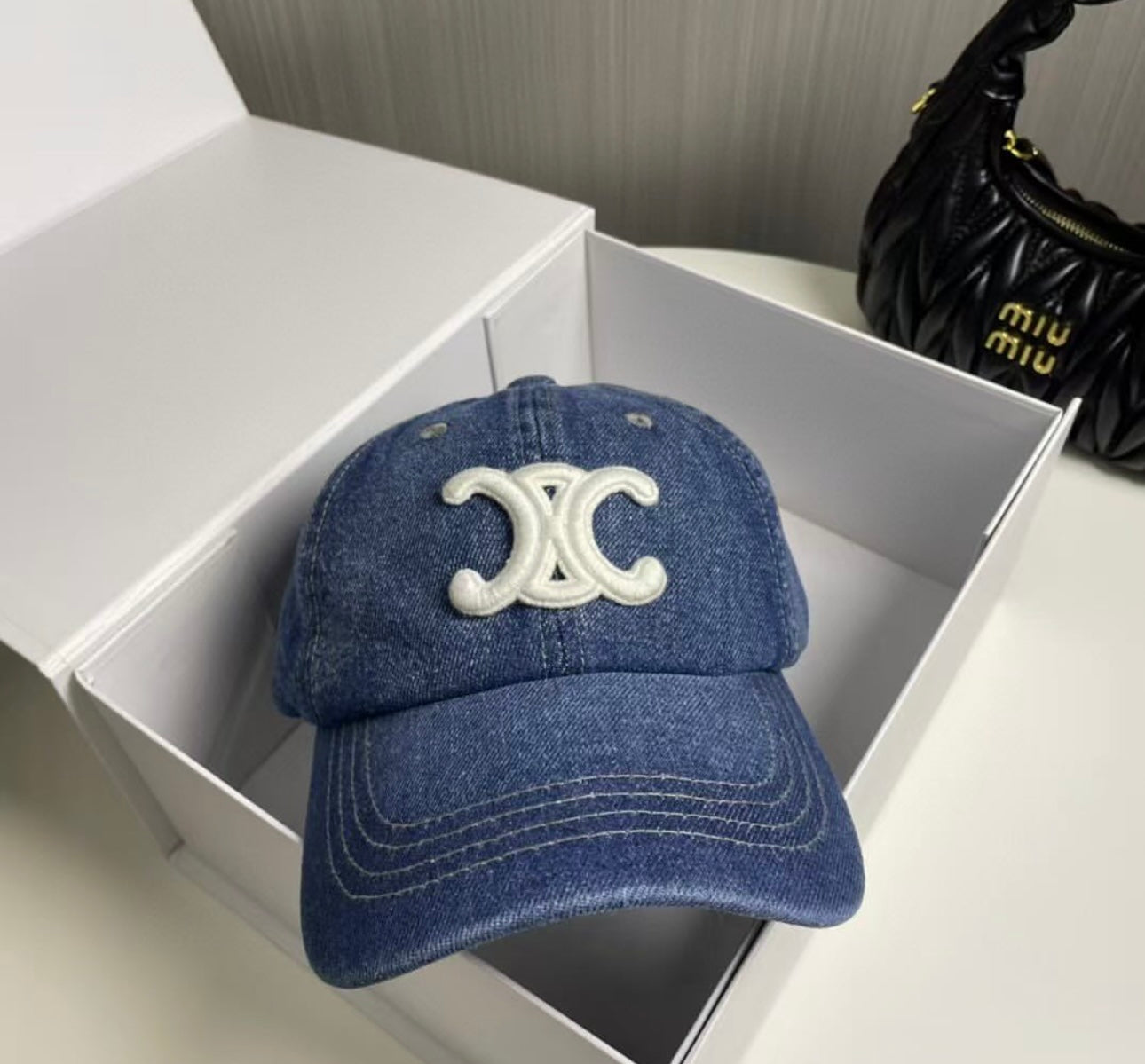 Denim Logo Cap