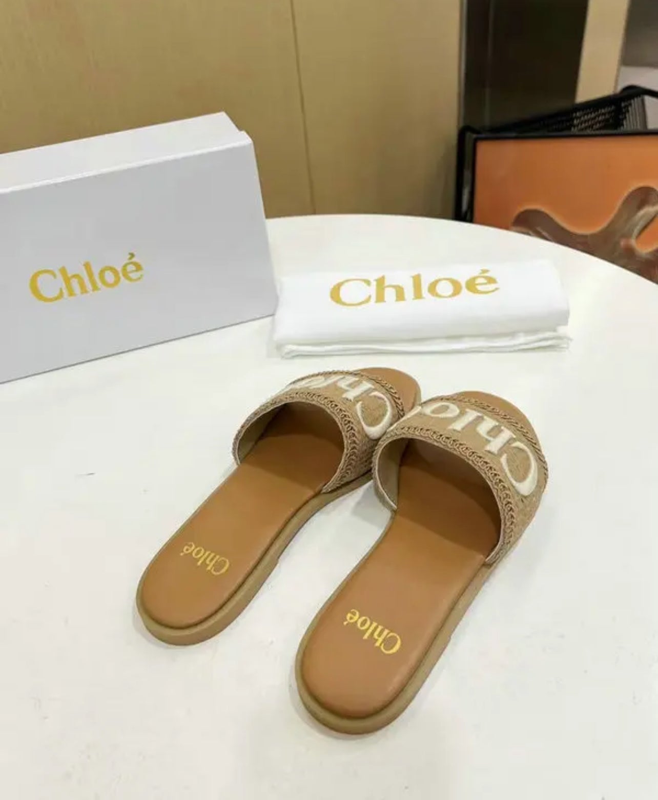 Embroidered Sandals