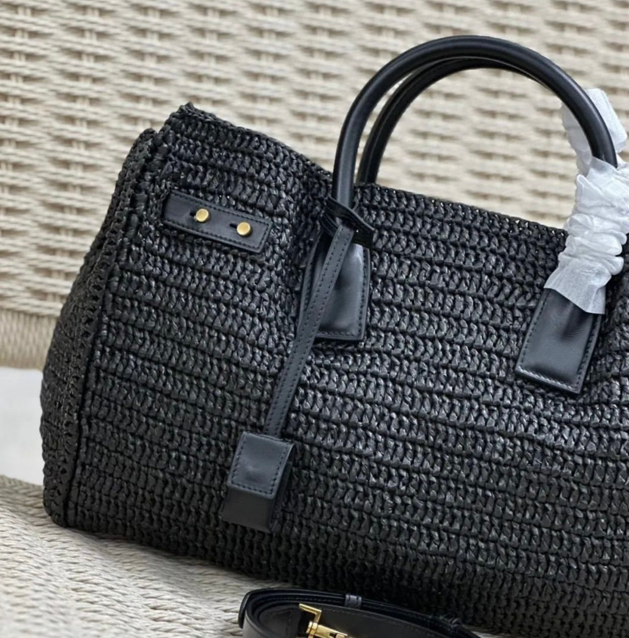 Raffia Sac De Jour