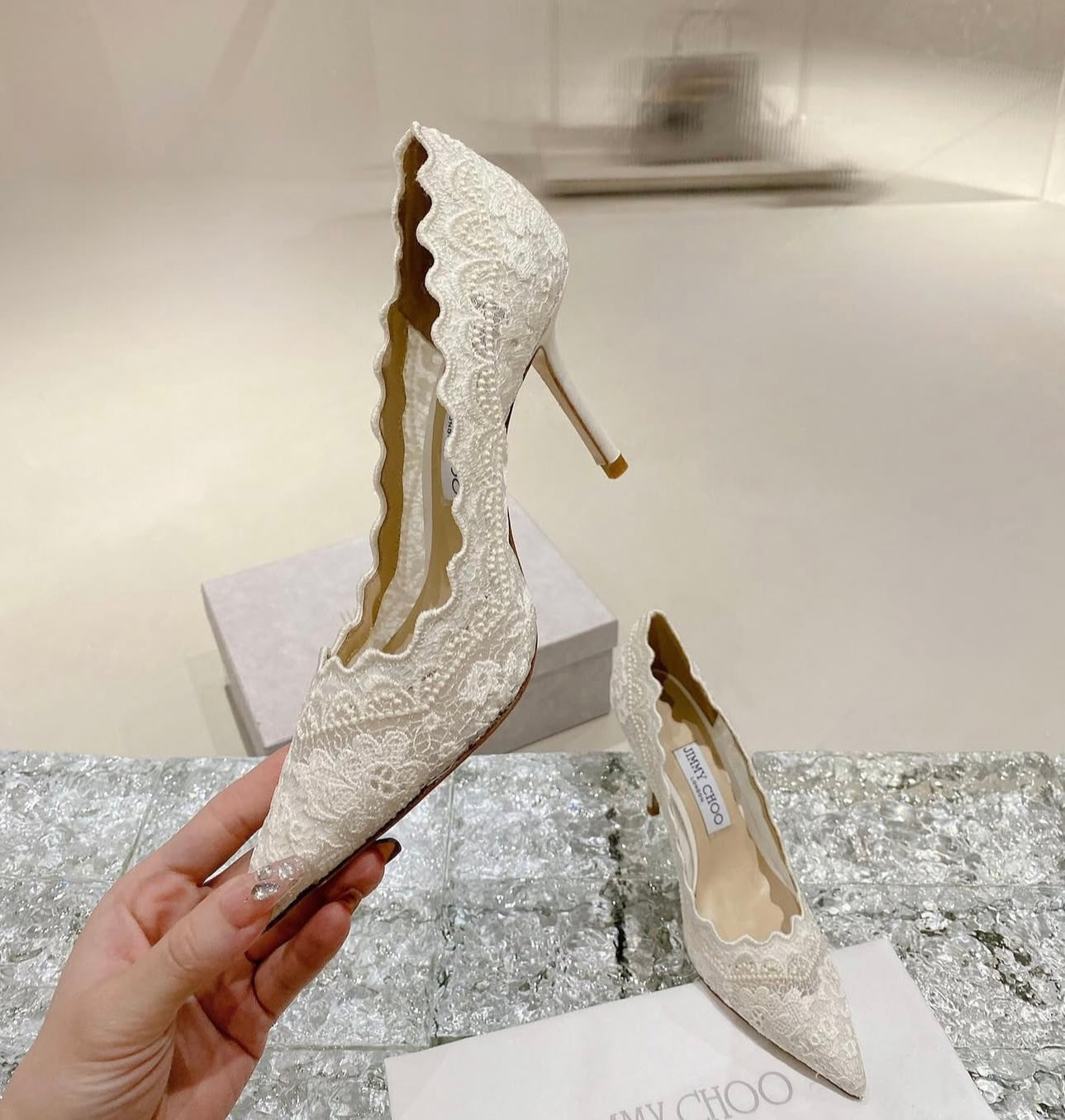 Lace Pumps