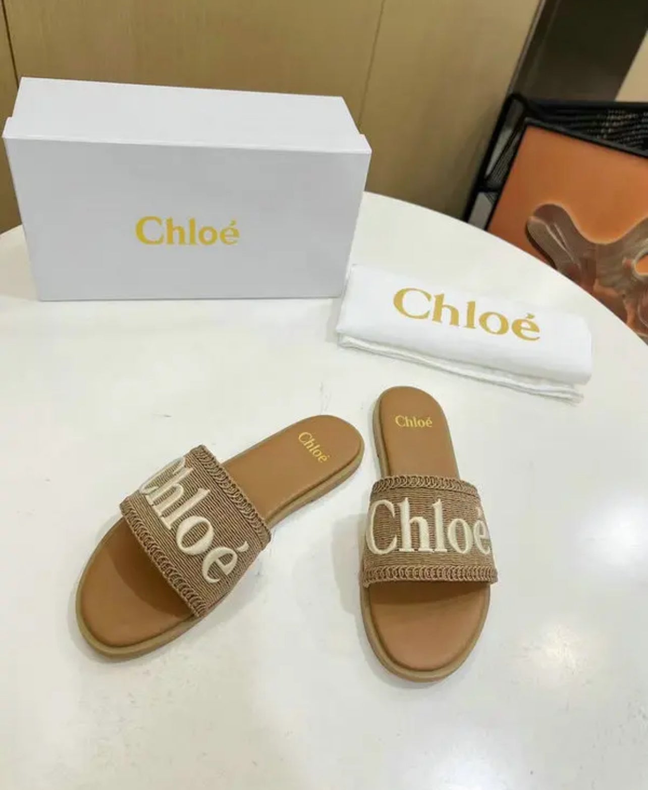 Embroidered Sandals