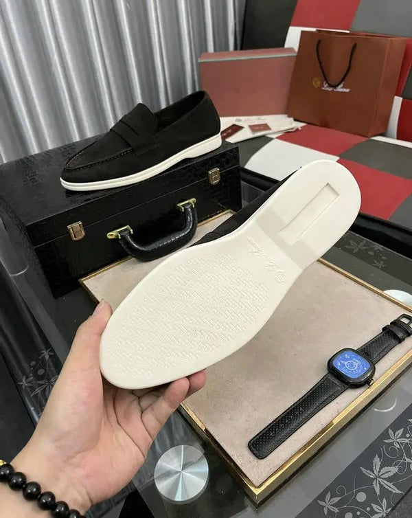 Suede Loafers