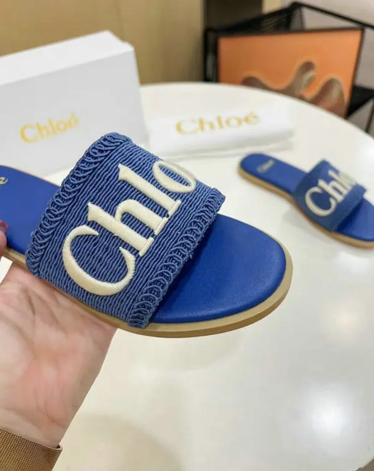 Embroidered Sandals