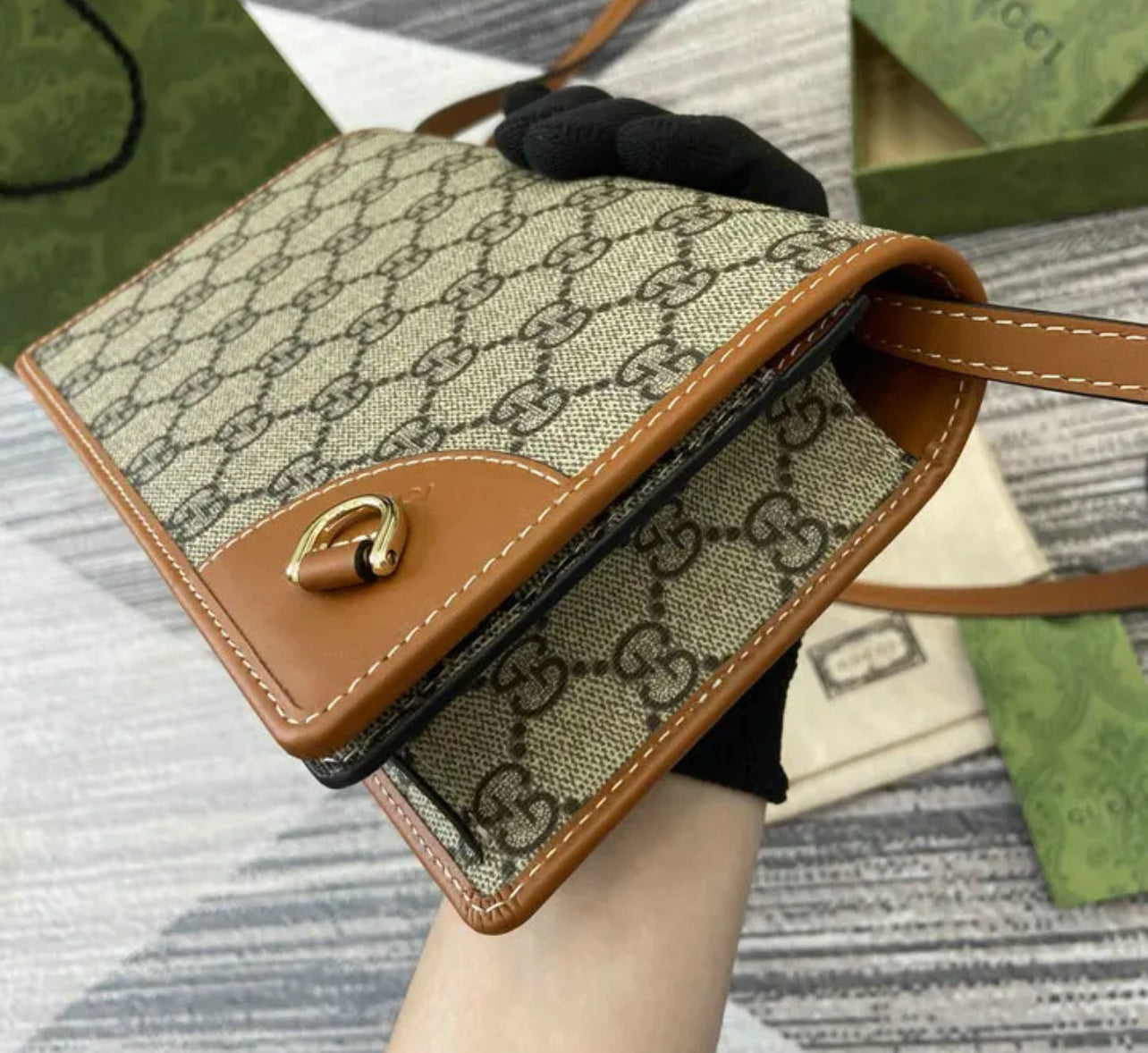 Emblem Strap Wallet