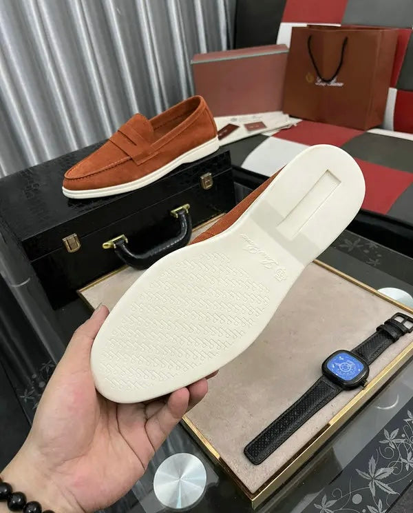 Suede Loafers