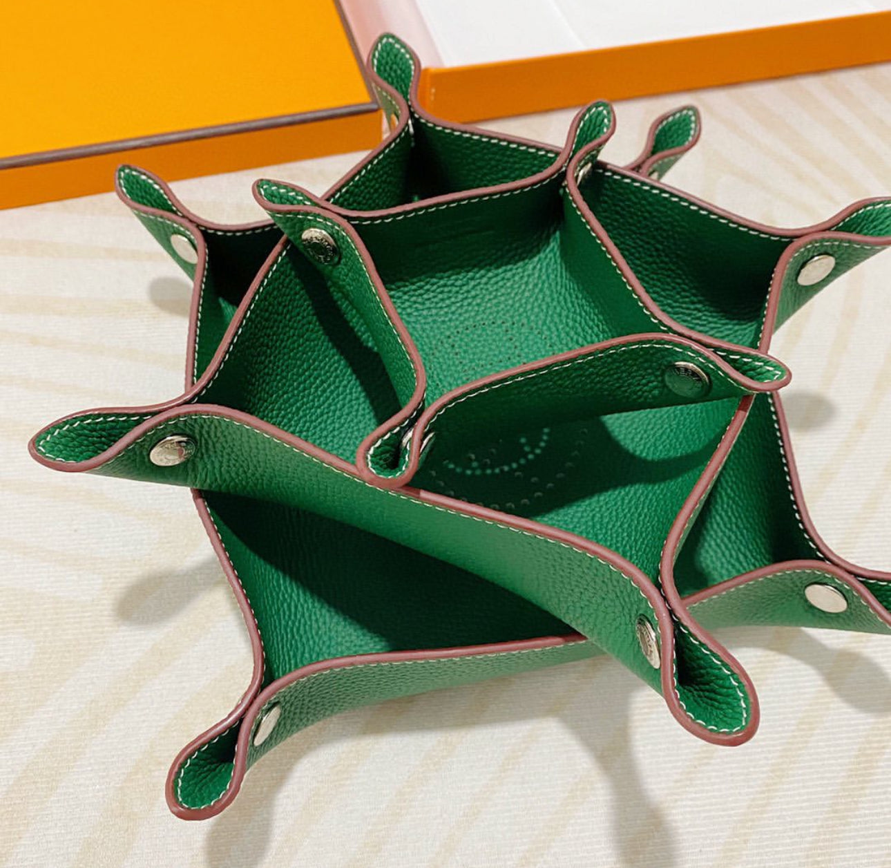Leather Tray Set