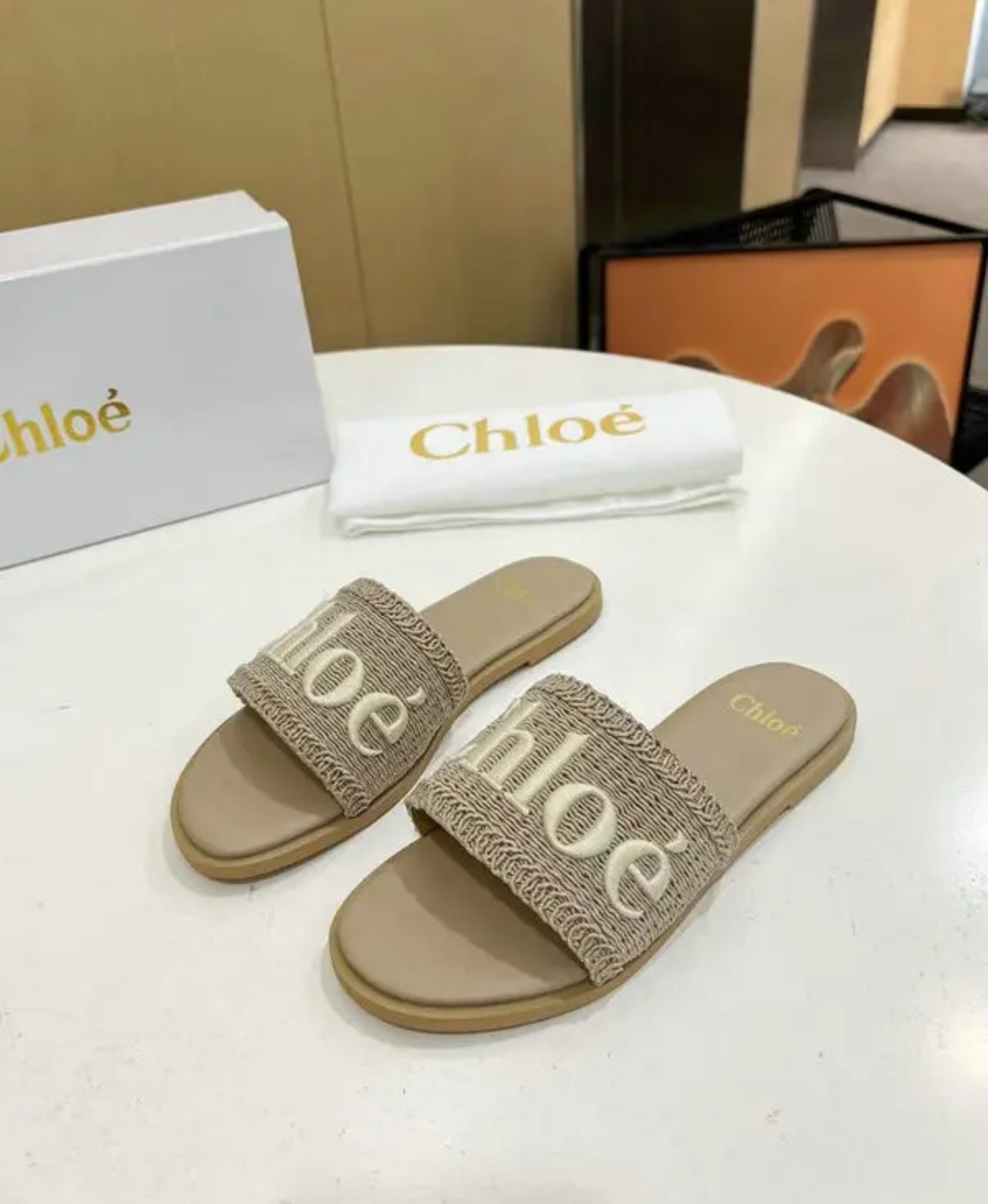 Embroidered Sandals
