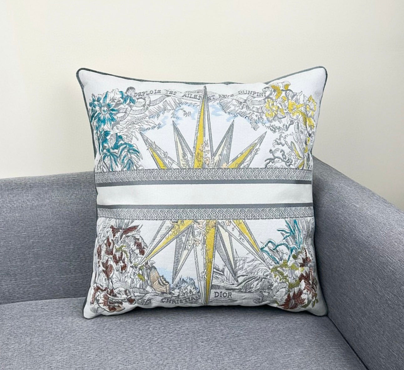 Embroidered Cushion