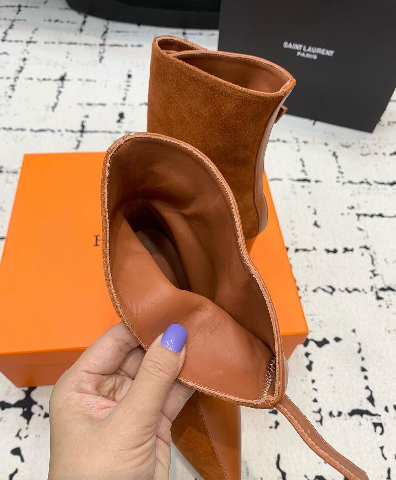 Leather Suede Boots