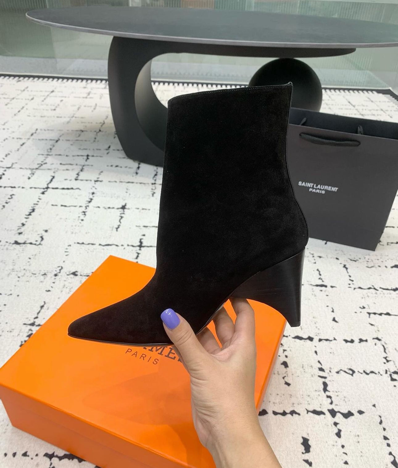 Leather Suede Boots