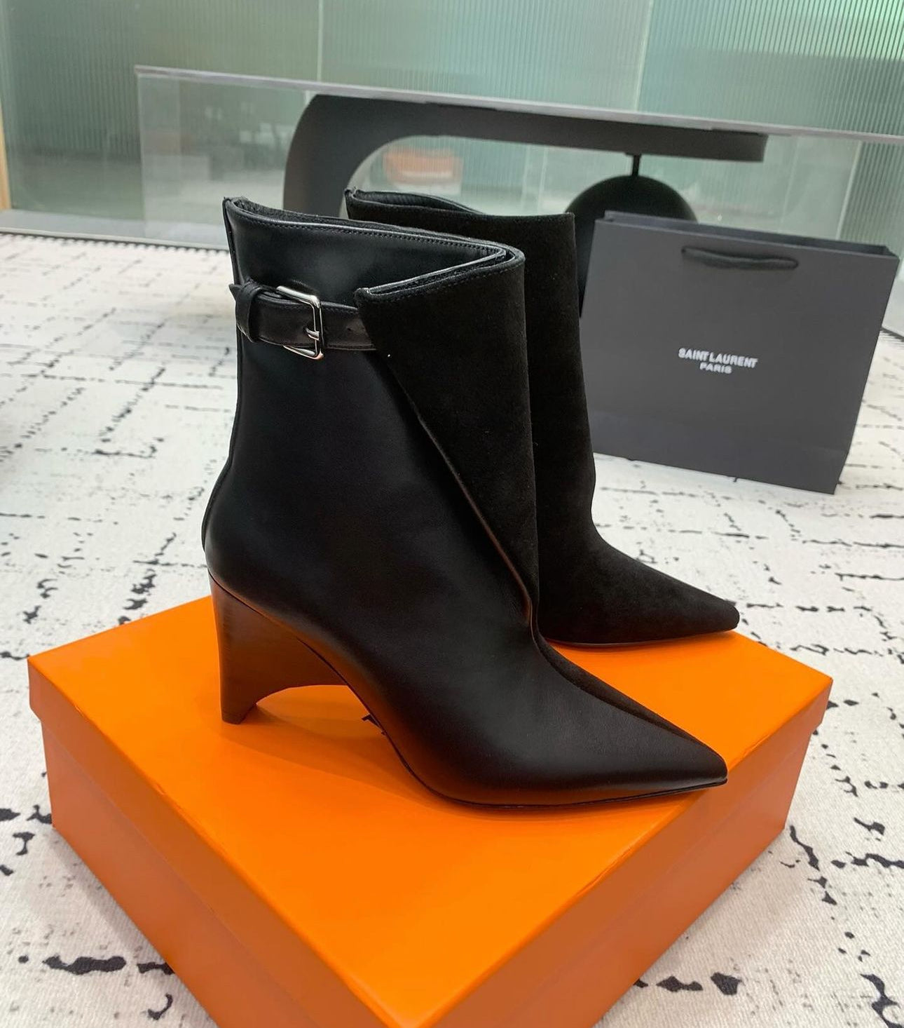 Leather Suede Boots