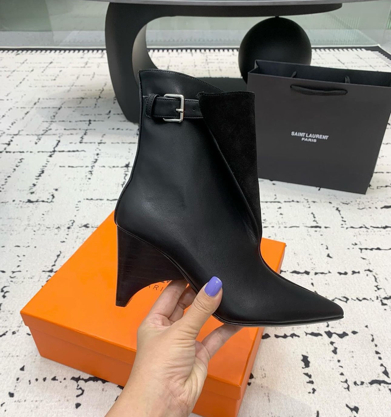 Leather Suede Boots