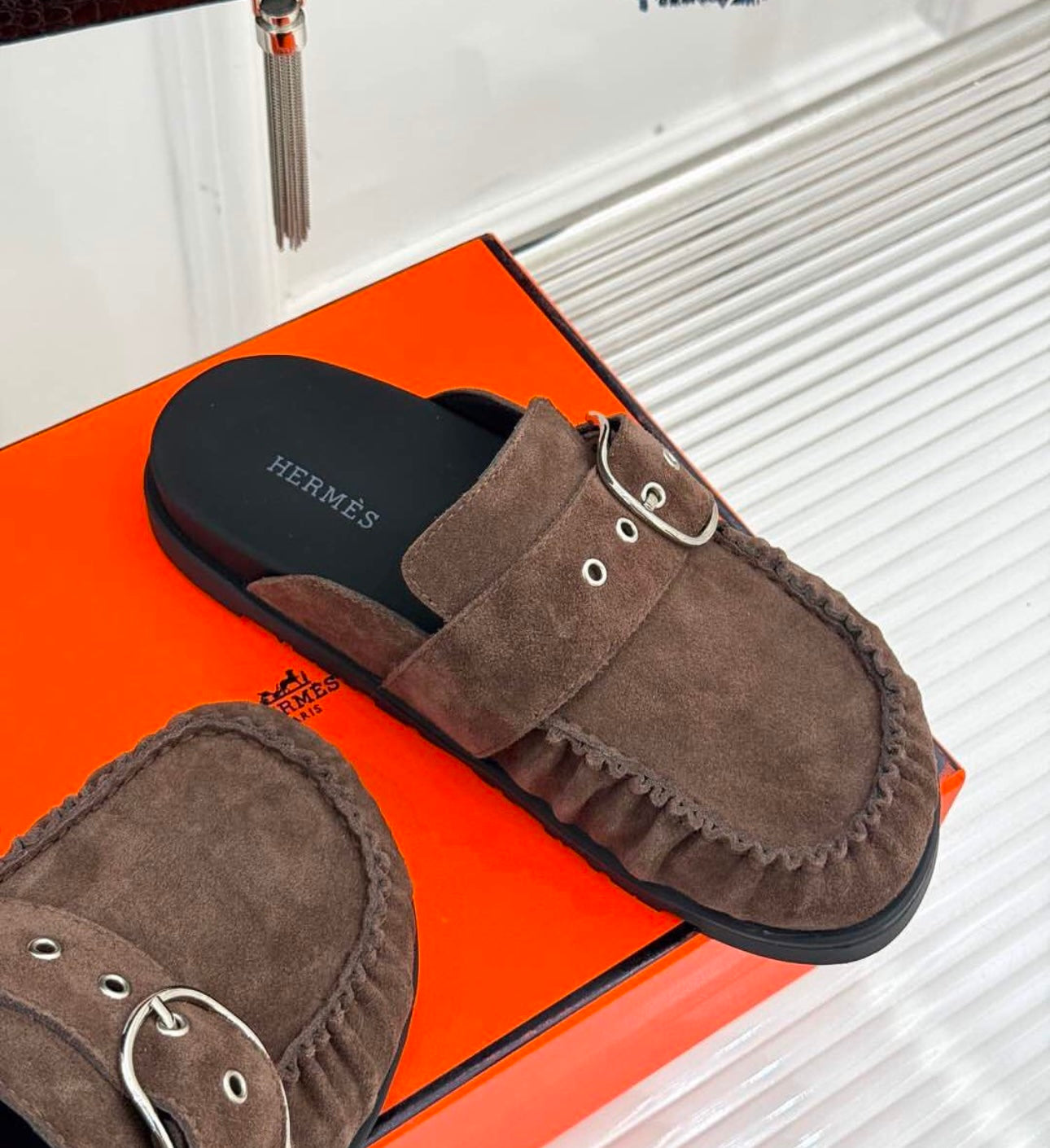 Suede Slippers