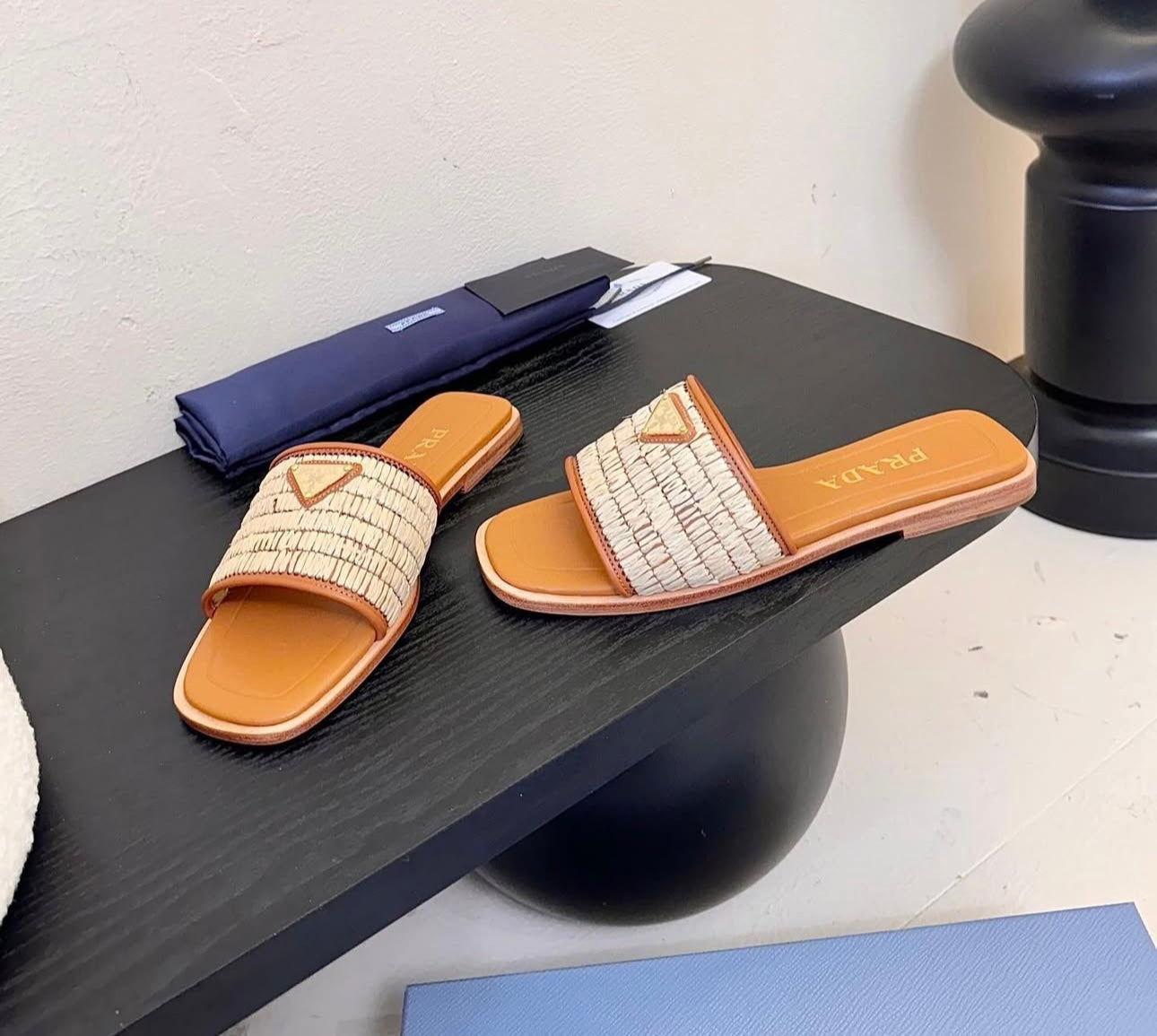Leather Slides
