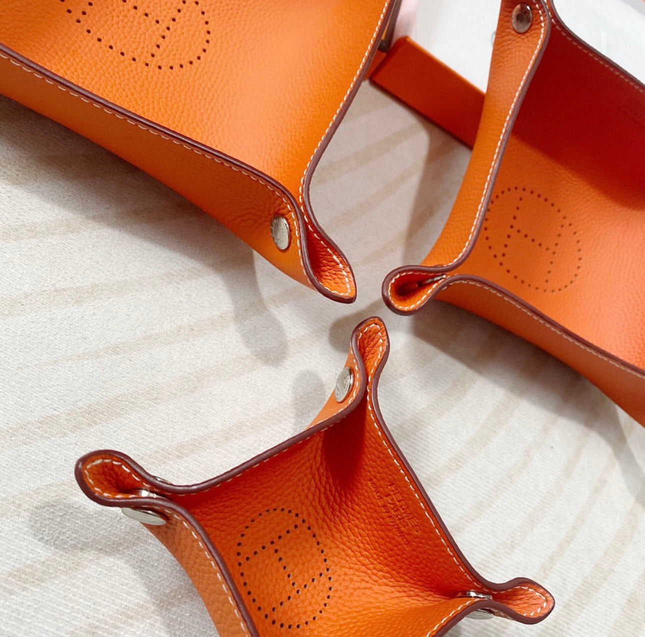 Leather Tray Set