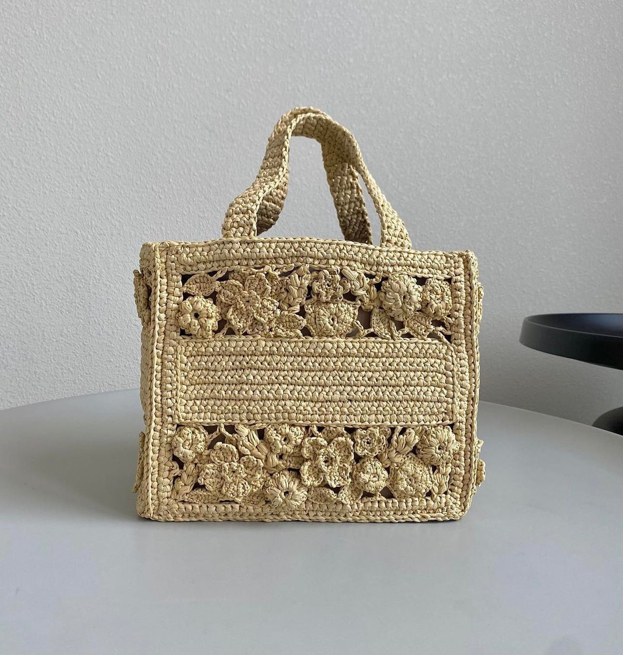 Crochet Book Tote