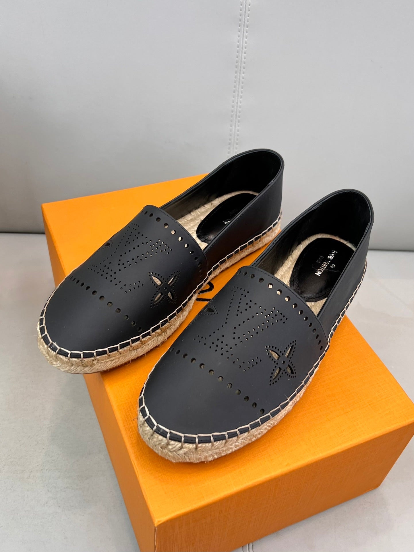 Leather Espadrilles