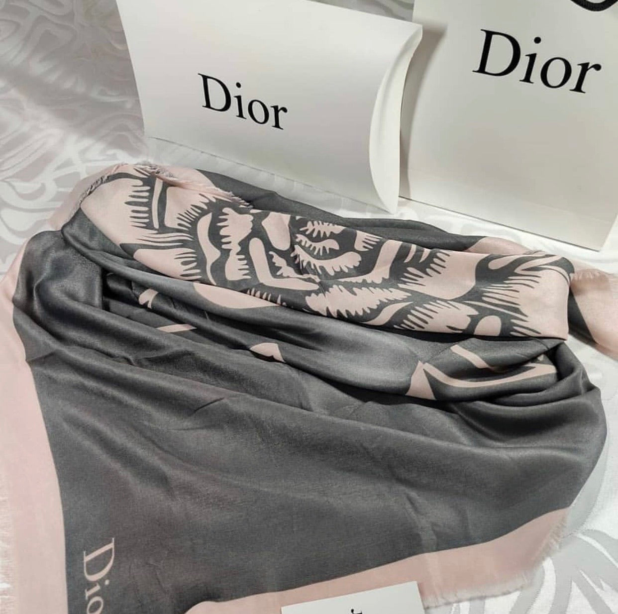 Logo Silk Scarf