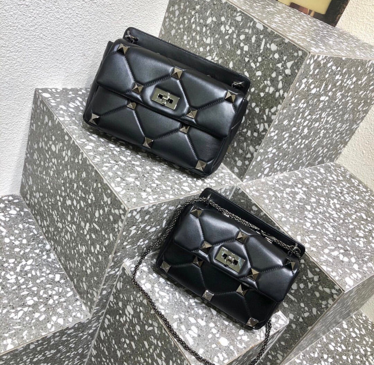 Roman Stud Shoulder Bag
