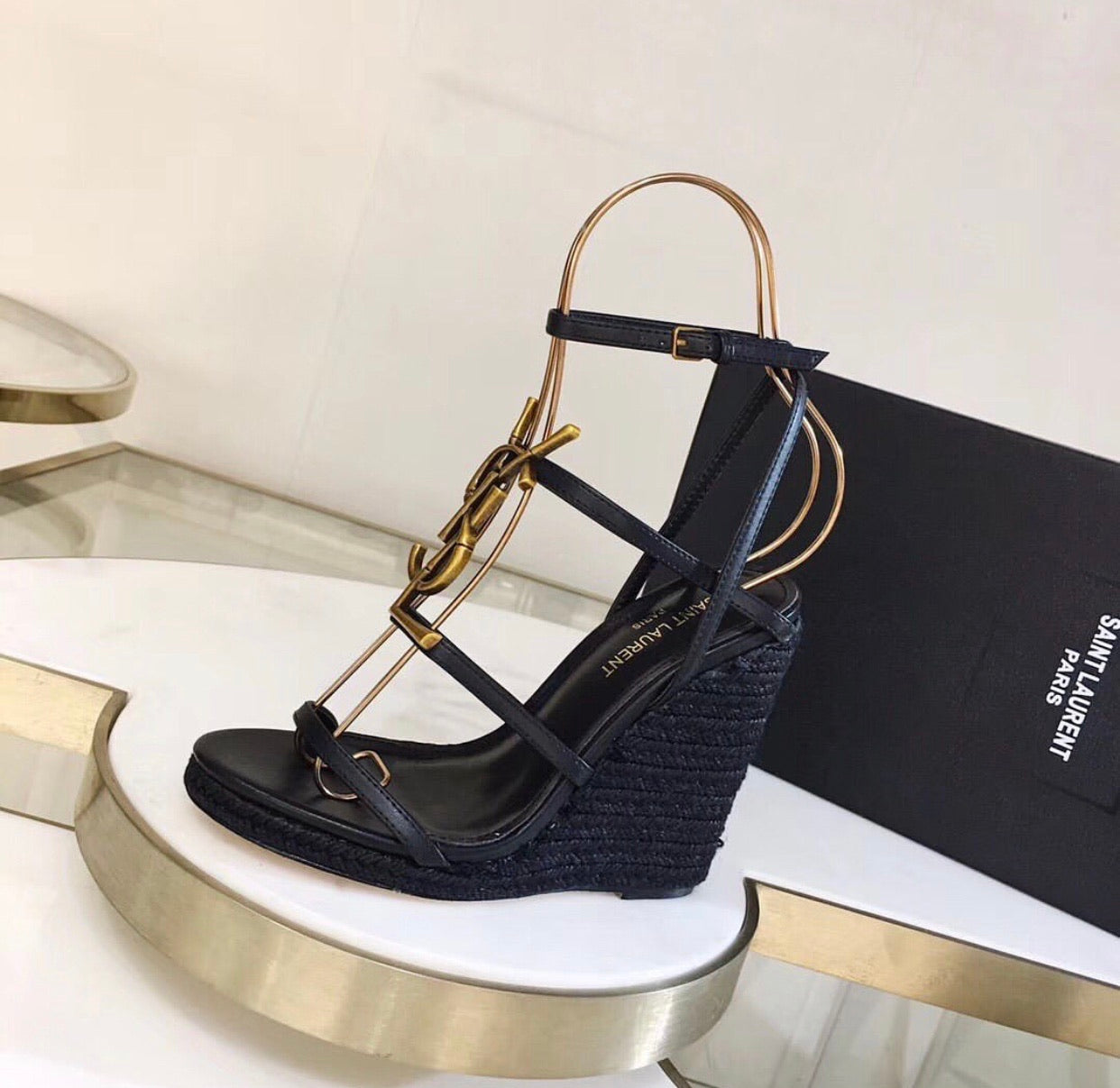 Cassandra Bamboo Wedges