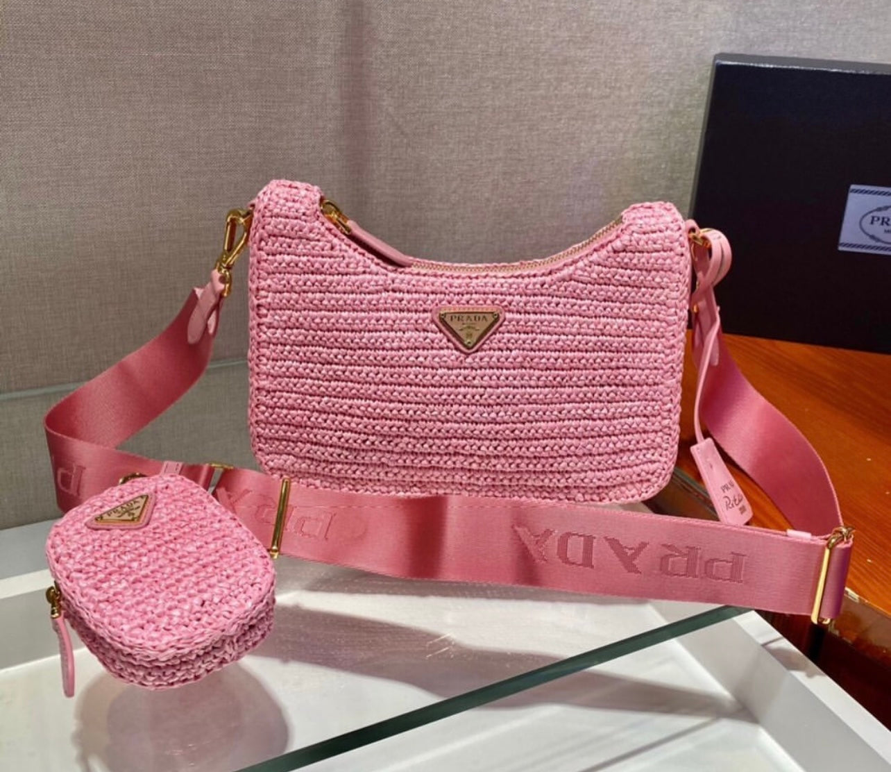 Re Edition Raffia Bag