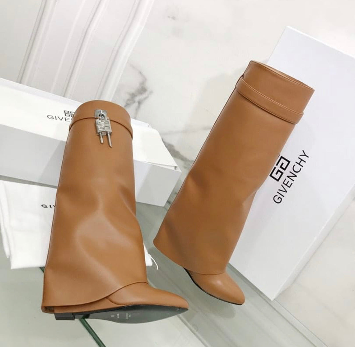 Shark Lock Boots