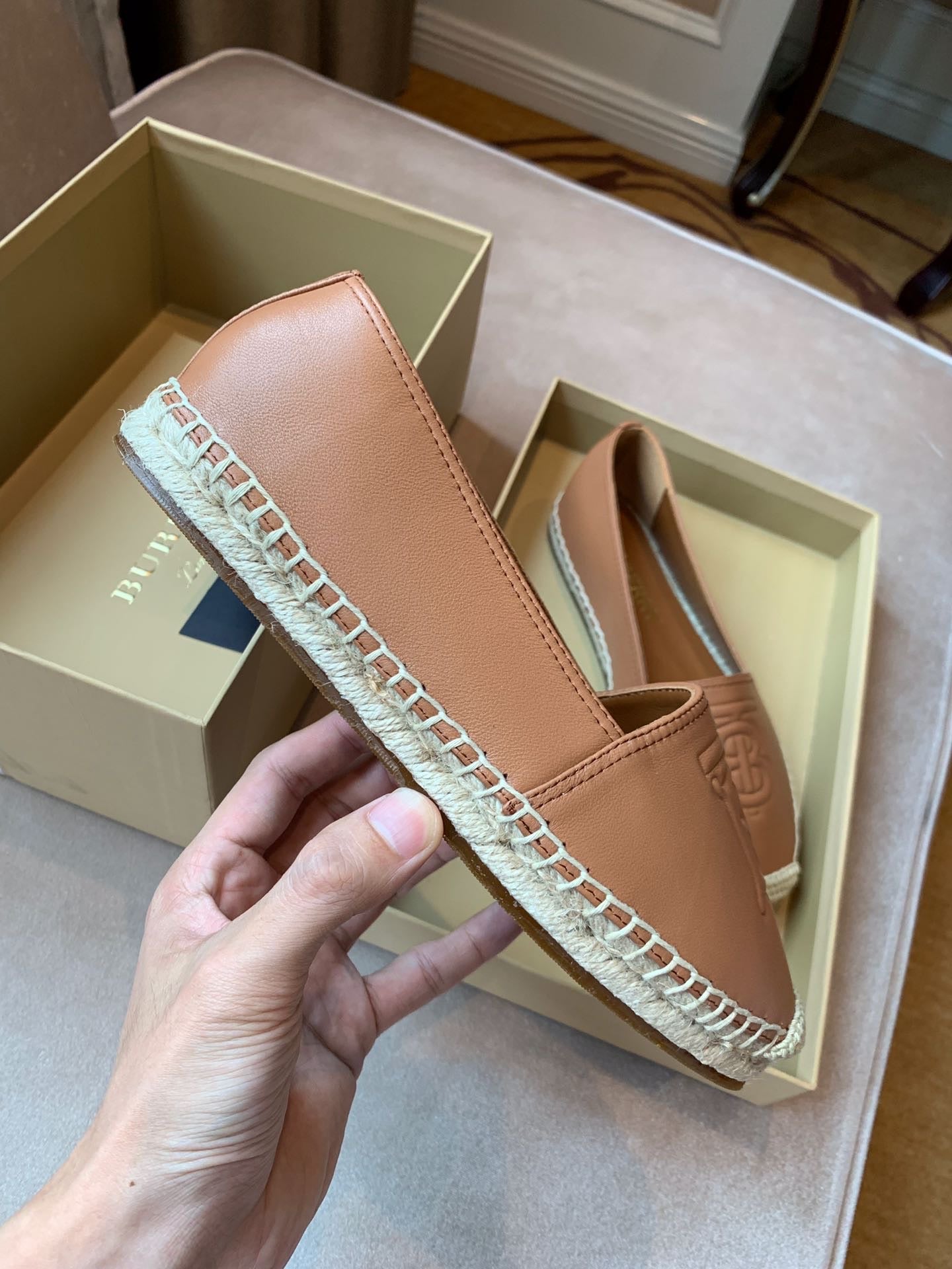 Leather Espadrilles