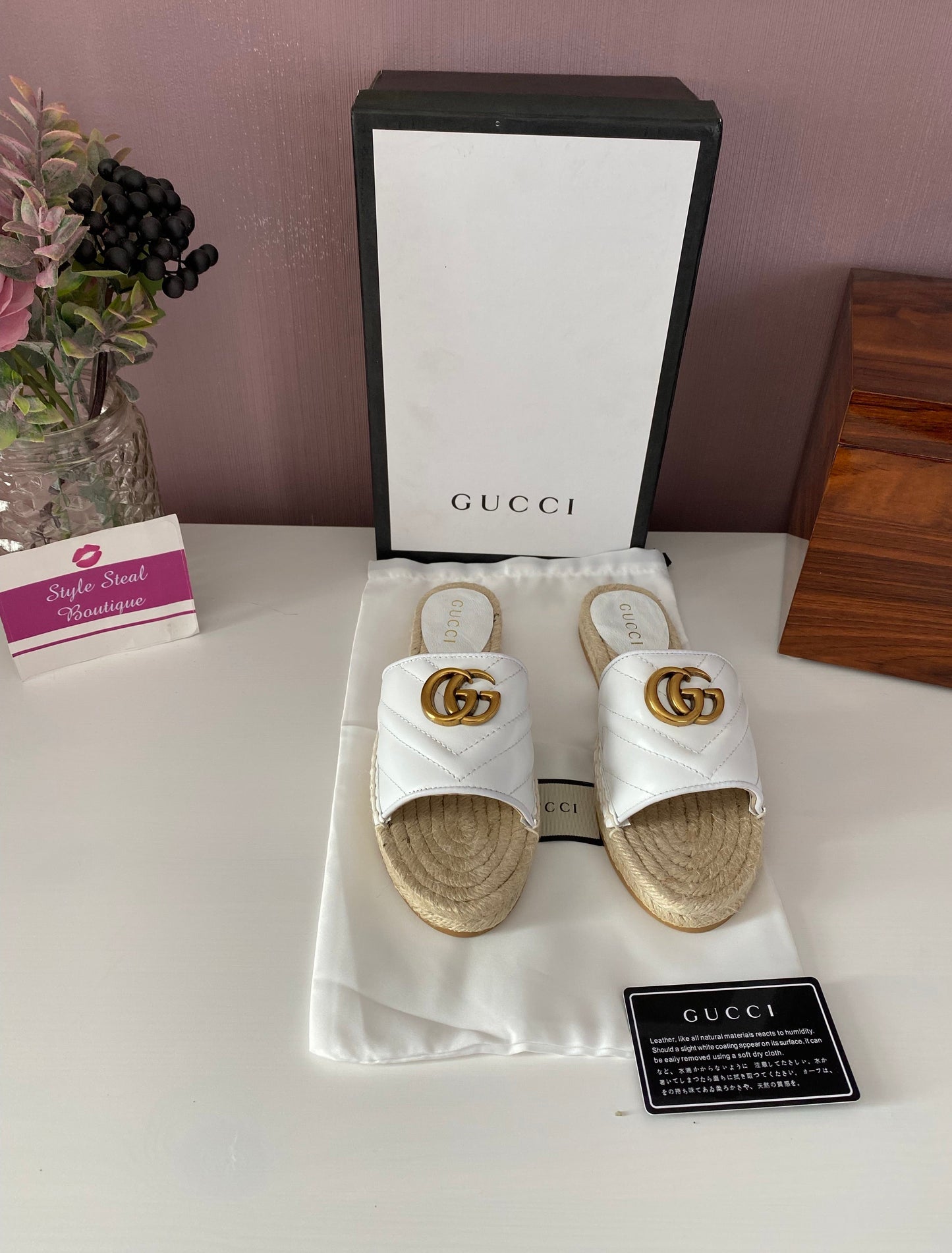 Leather Espadrille Sandals