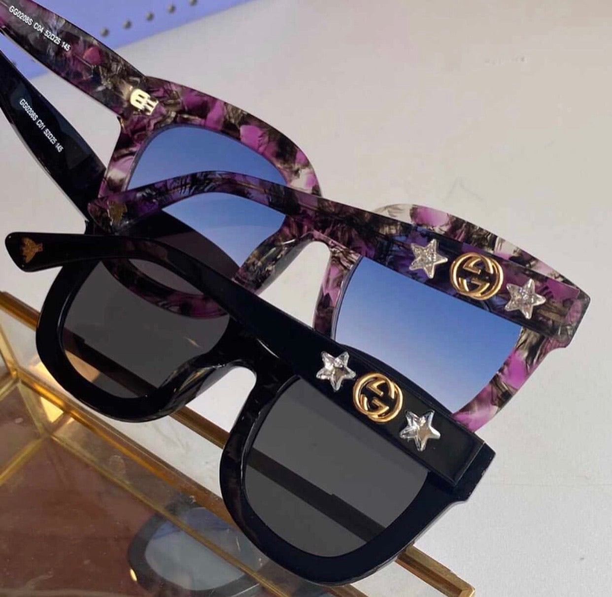 Round Frame Sunglasses with Star