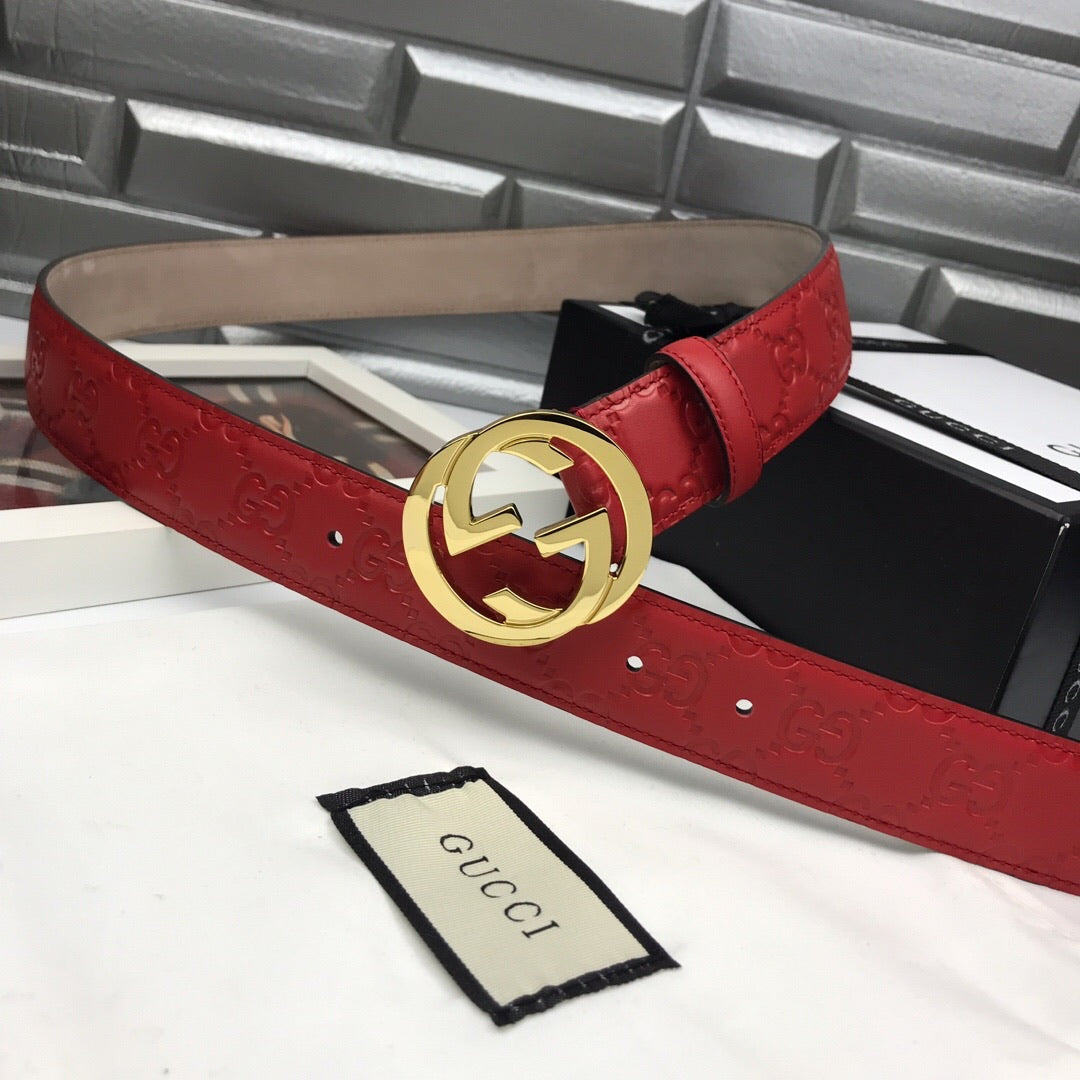GG Embossed Belt