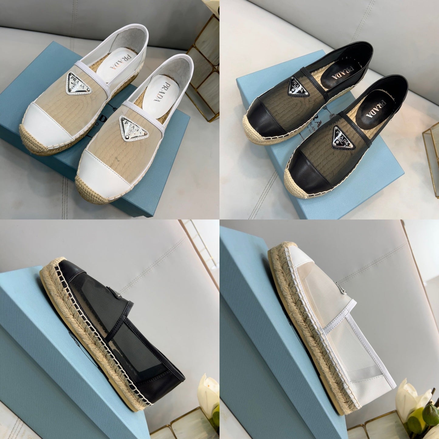 Mesh Espadrilles