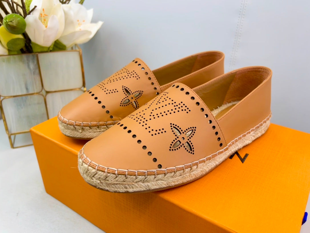 Leather Espadrilles
