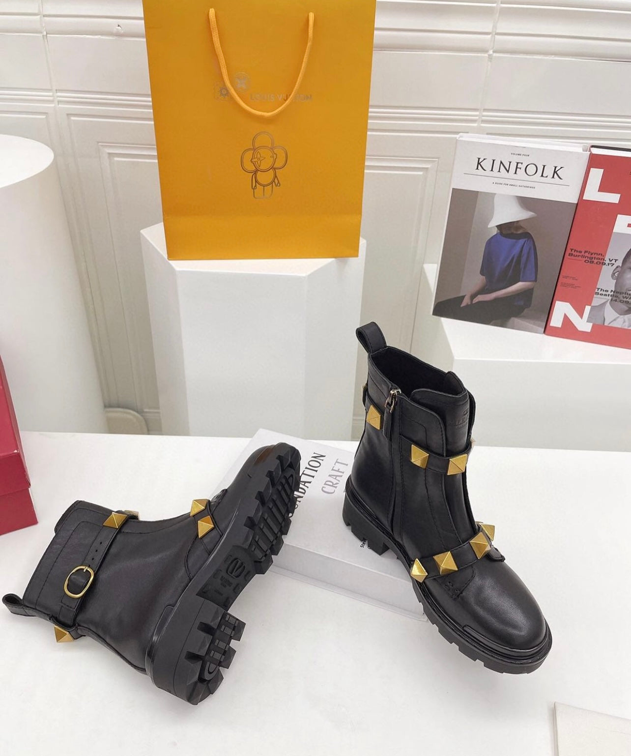 Roman Stud Boots