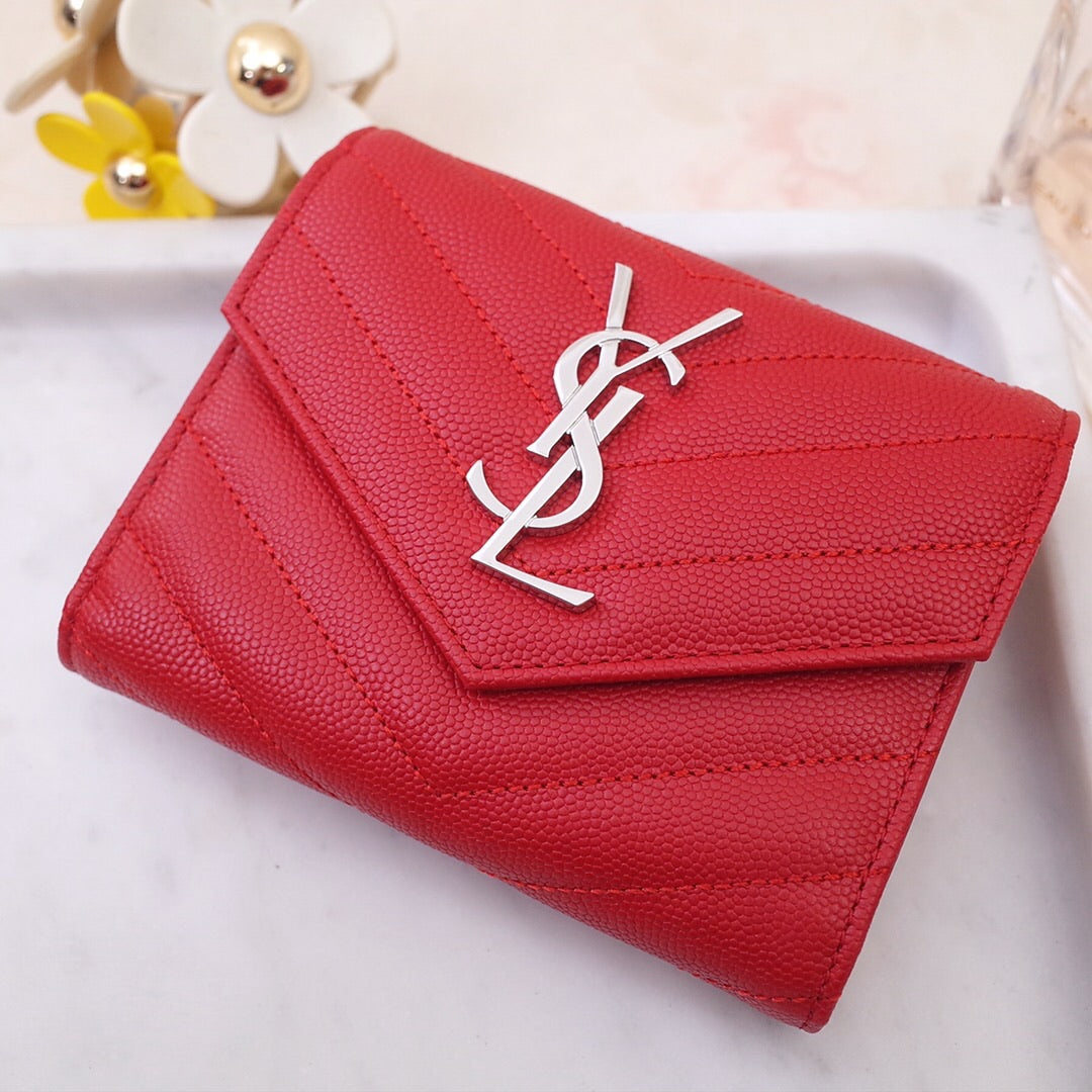 Monogram Tri Fold Wallet