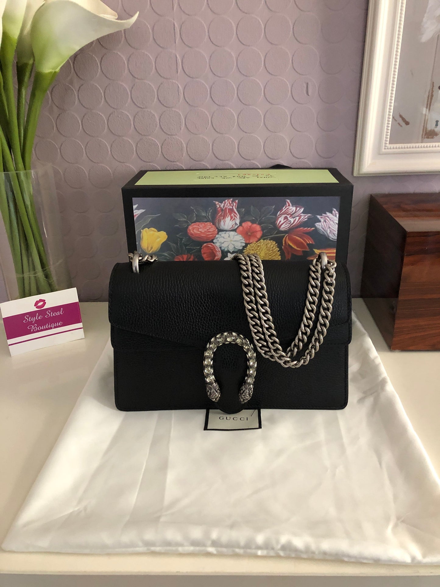 Dionysus Grained Leather
