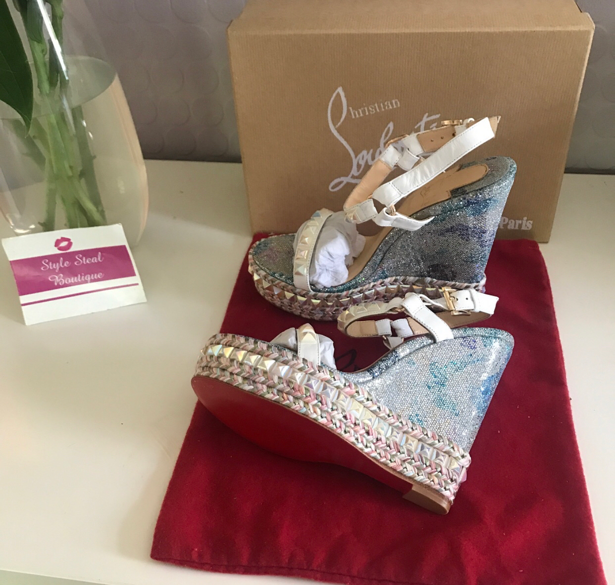 Glitter Wedges
