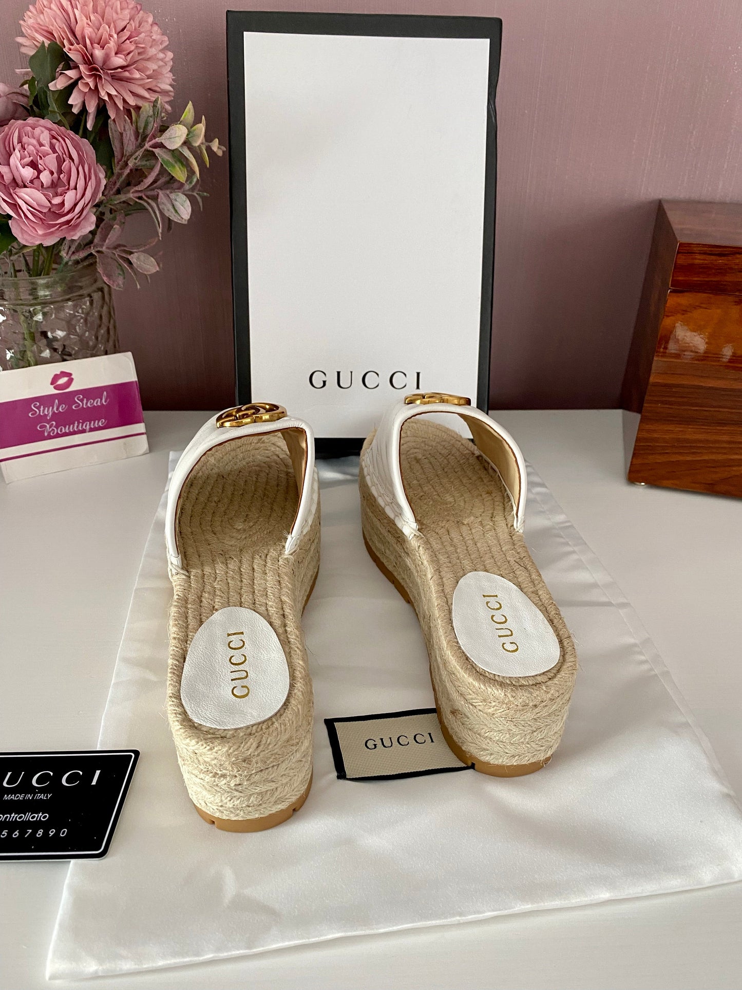 Leather Espadrille Sandals