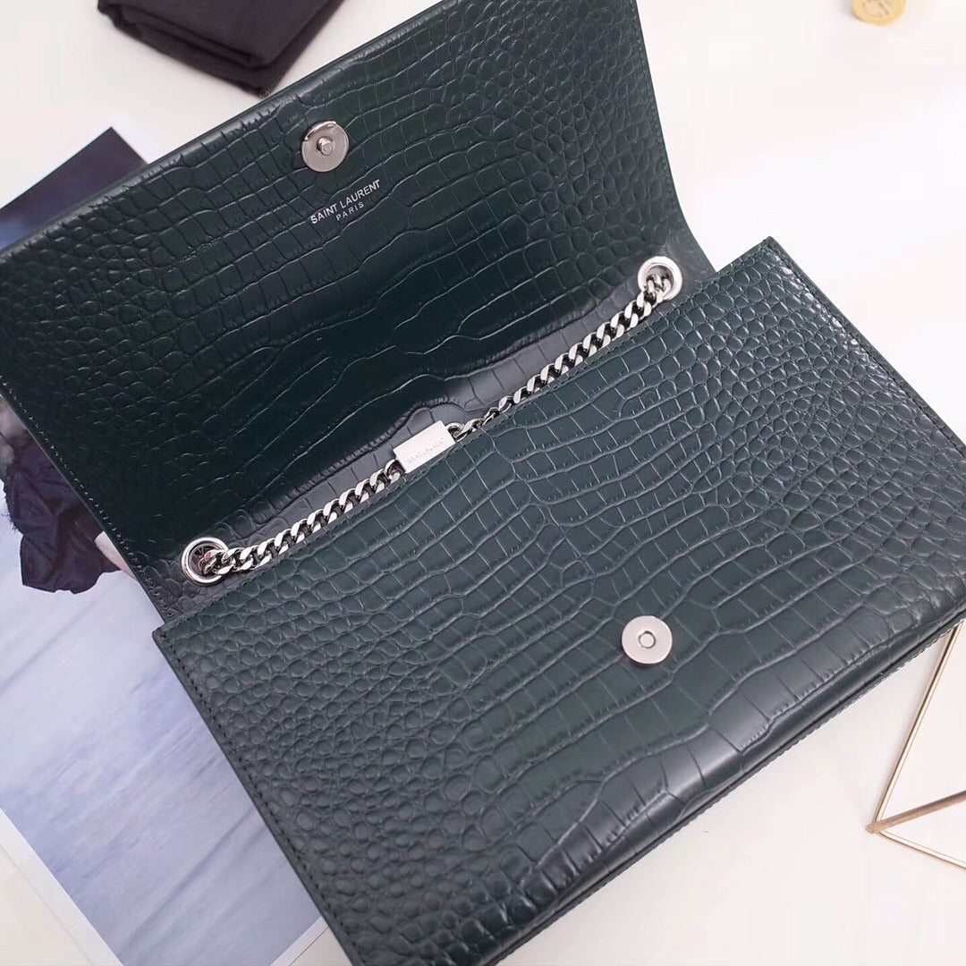 Kate Medium Embossed Tassel Bag