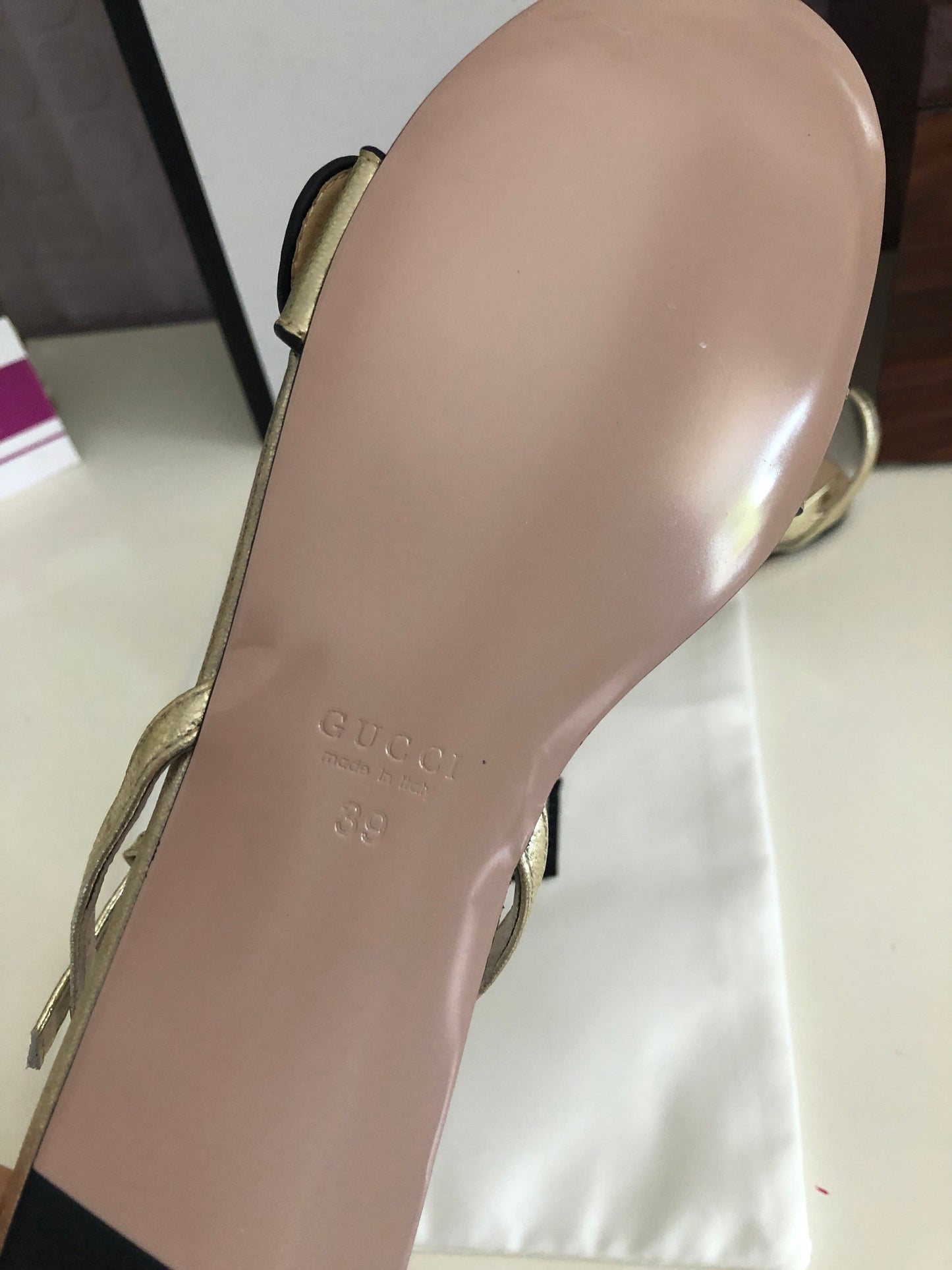 Leather Flat Sandals