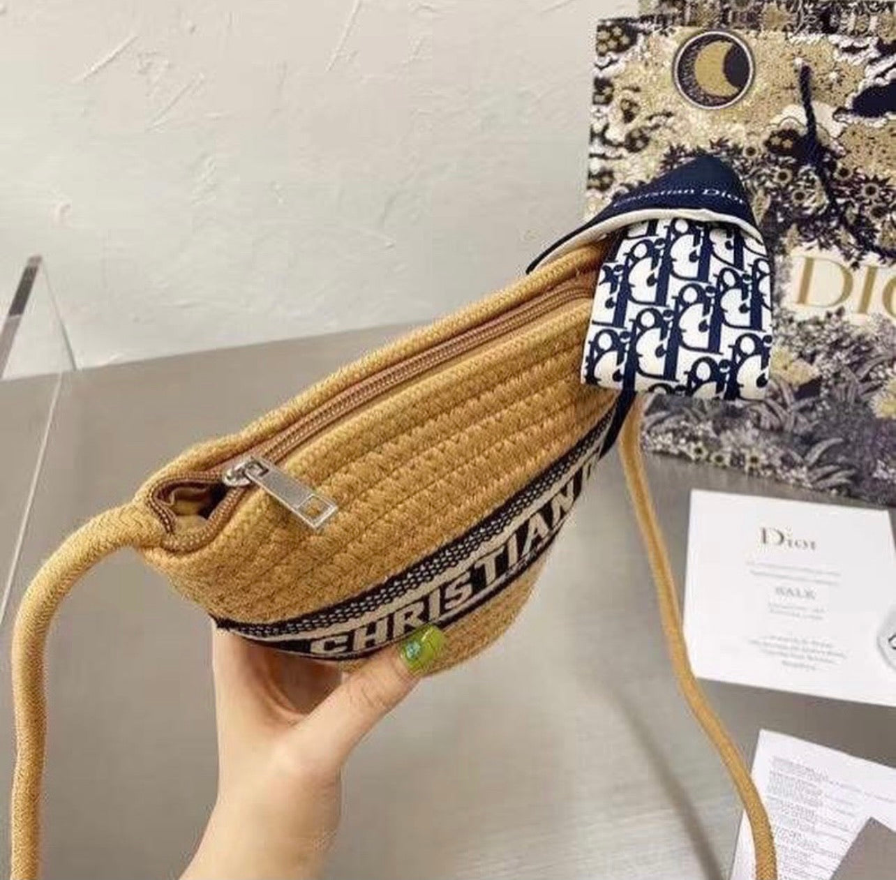Wicker Shoulder Bag